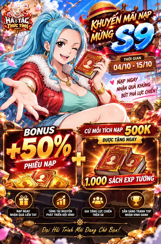 Khuyến mãi nạp phiếu + quà bonus